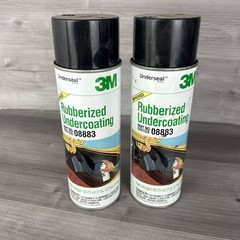 3M 08883 Rubberized Undercoating, Black, 19.7 oz. Aerosol (2 Pack)