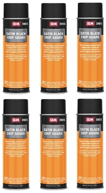 Satin Black Chip Guard SEM-39813 (6 Pack) gallery