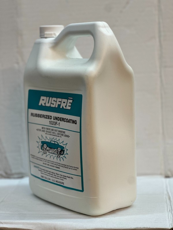 New Rusfre 1020F-1 Car Undercoating, Black, 1 Gallon, Rubberized Rust Protection gallery