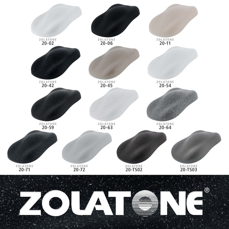 Z-Tone Hamlet Black, Zolatone Multi-Tone Splatter Finish Coating Paint - Gallon gallery