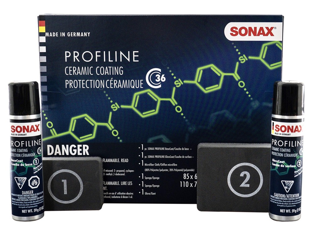 SONAX CC36 Ceramic Coating | Advanced 1 Count (Pack of 1), N-RNUM/Black