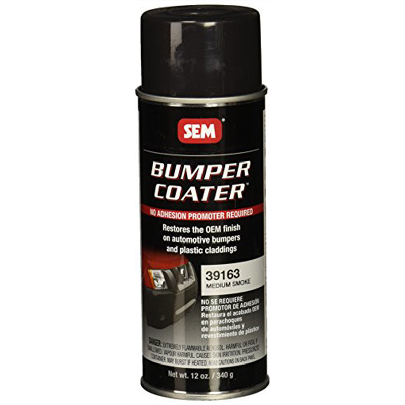 SEM 39163 Bumper Coater Black Flexible OEM Finish Aerosol Durable Adhesion gallery