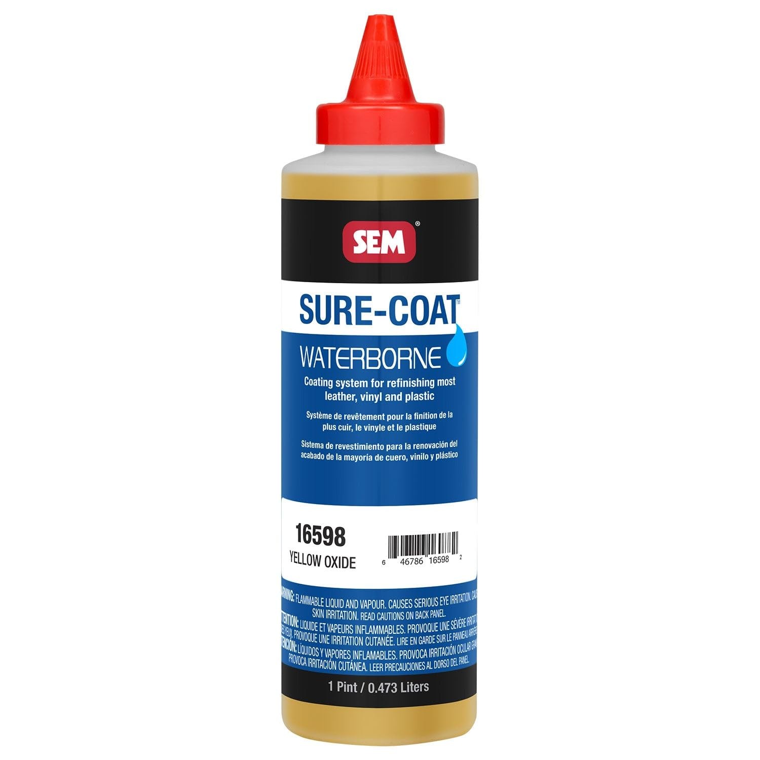 SEM 16598 Yellow Oxide Sure-Coat - 1 Pint 1 Count (Pack of 1), gallery