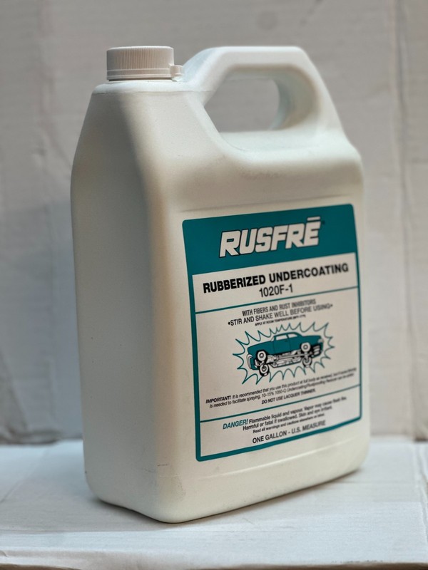 New Rusfre 1020F-1 Car Undercoating, Black, 1 Gallon, Rubberized Rust Protection gallery