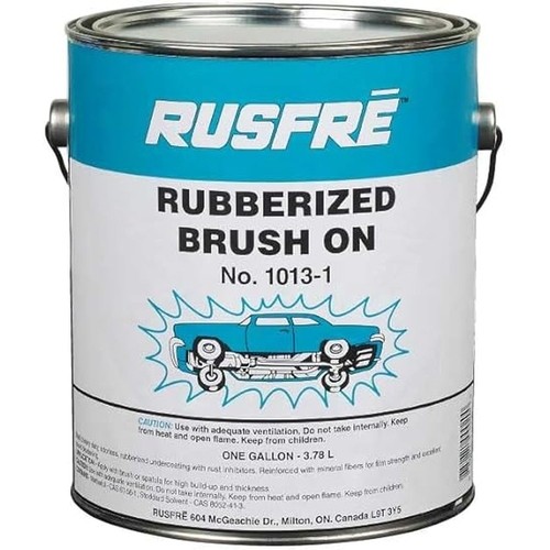 Rusfre 1020F-25 Rubberized Undercoating, Black, 2.5 Gallon Drum gallery