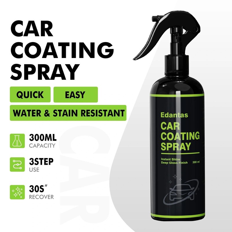 Edantas Car Coating Spray,Quick Effect 4 Fl Oz (Pack of 1), black gallery