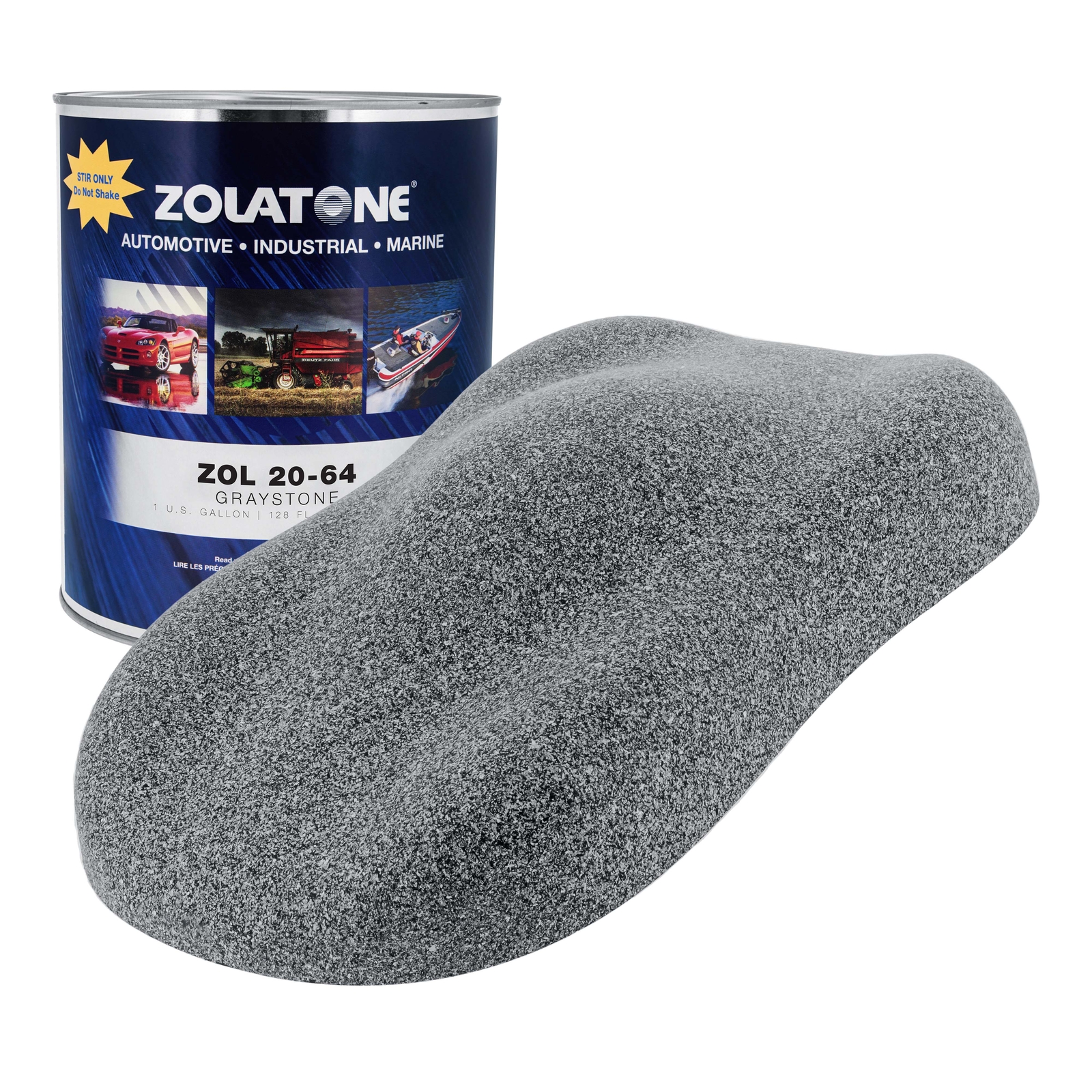 Z-Tone Graystone, Splatter Finish Coating Paint - Gallon gallery