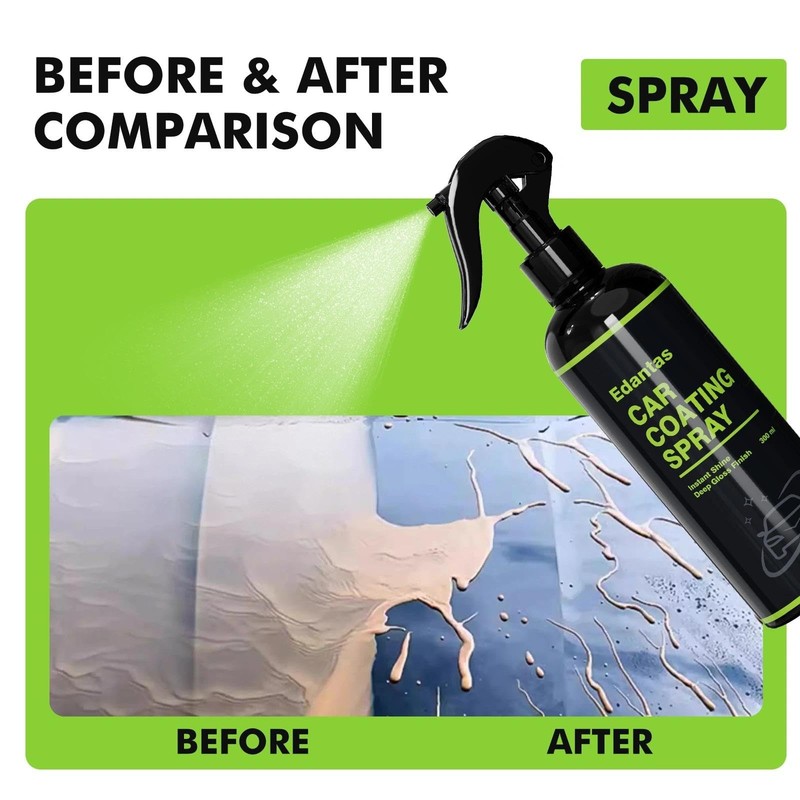 Edantas Car Coating Spray,Quick Effect 4 Fl Oz (Pack of 1), black gallery