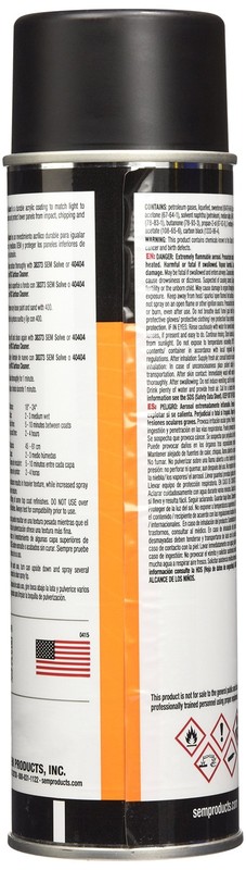 SEM 39813 Satin Black Chipguard - 14.82 14.8 Ounce (Pack of 1), gallery
