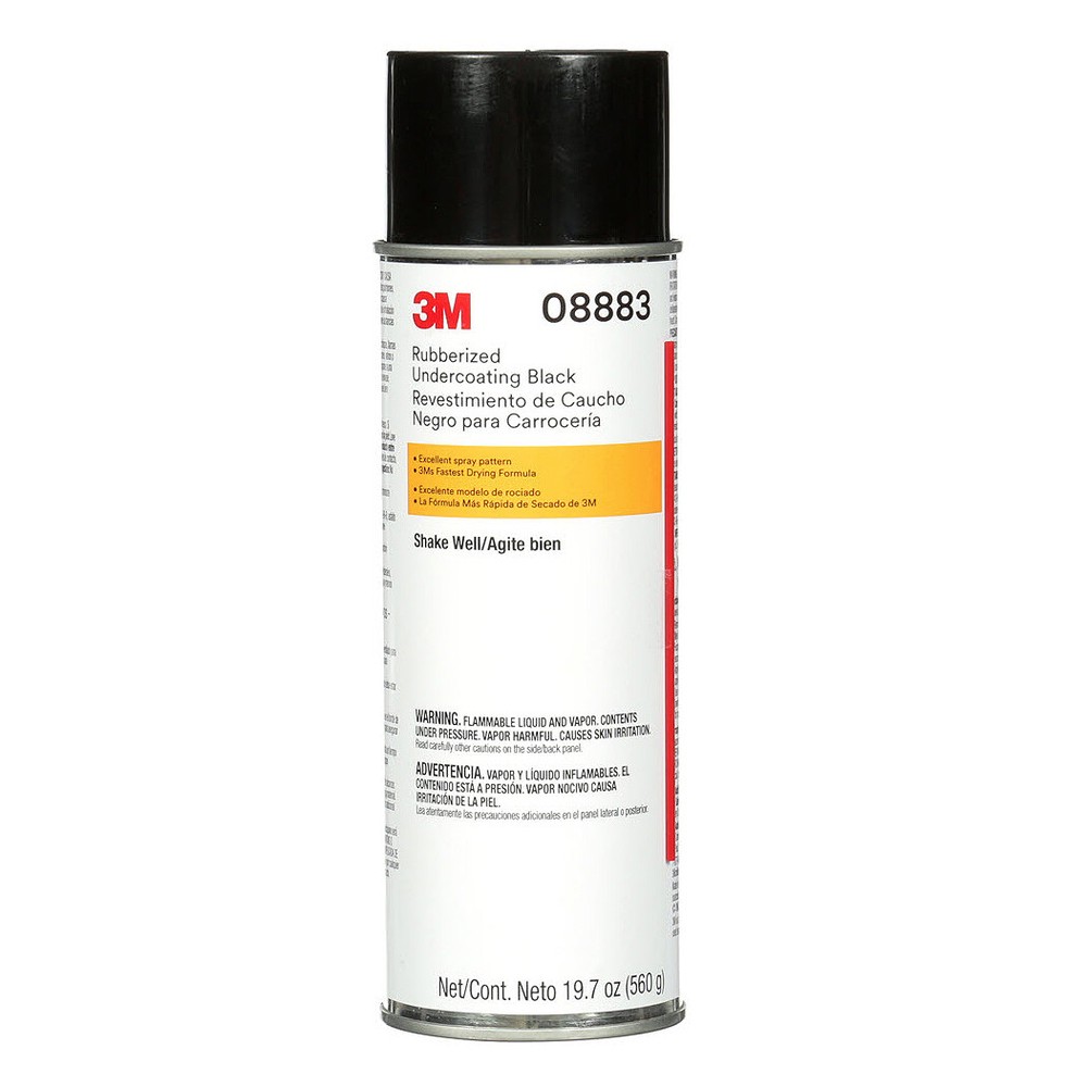 19.7 oz 3M Rubberized Undercoating Black Aerosol 08883 - Sound Deadening Spray