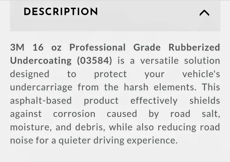 3m Premium Auto Professional Grade Rubbized Undercoating Spray gallery