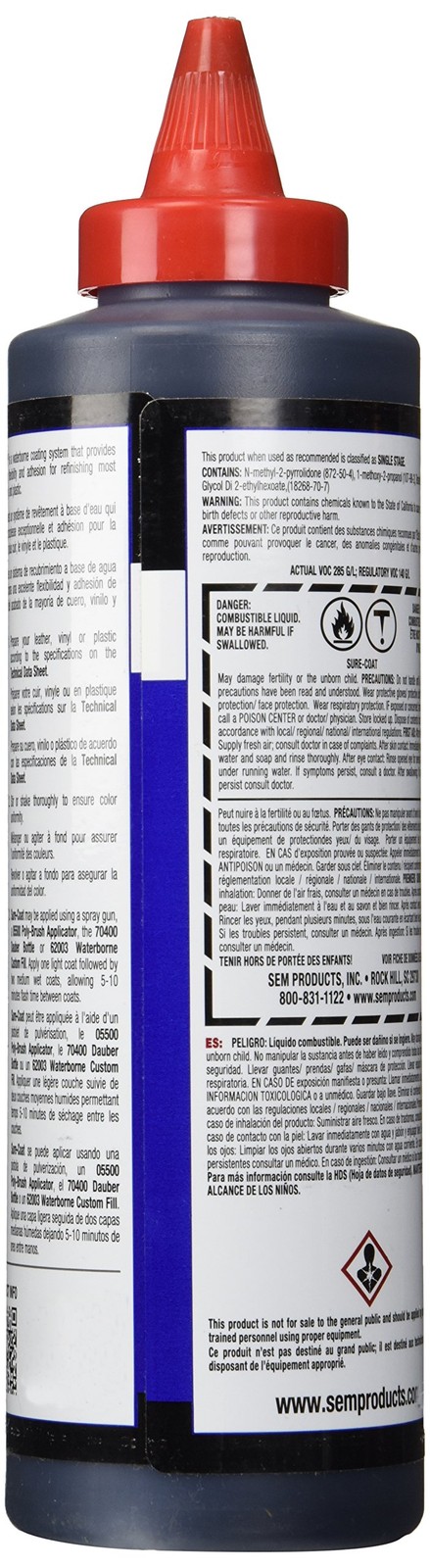 SEM 16018 Black Sure-Coat - 1 Pint 1 Count (Pack of 1), gallery