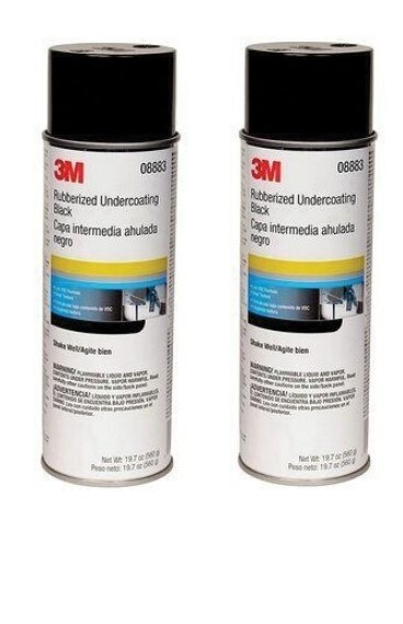 3M 08883 Rubberized Undercoating, Black, 19.7 oz. Aerosol (2 Pack) gallery