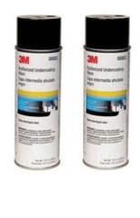 3M 08883 Rubberized Undercoating, Black, 19.7 oz. Aerosol (2 Pack)