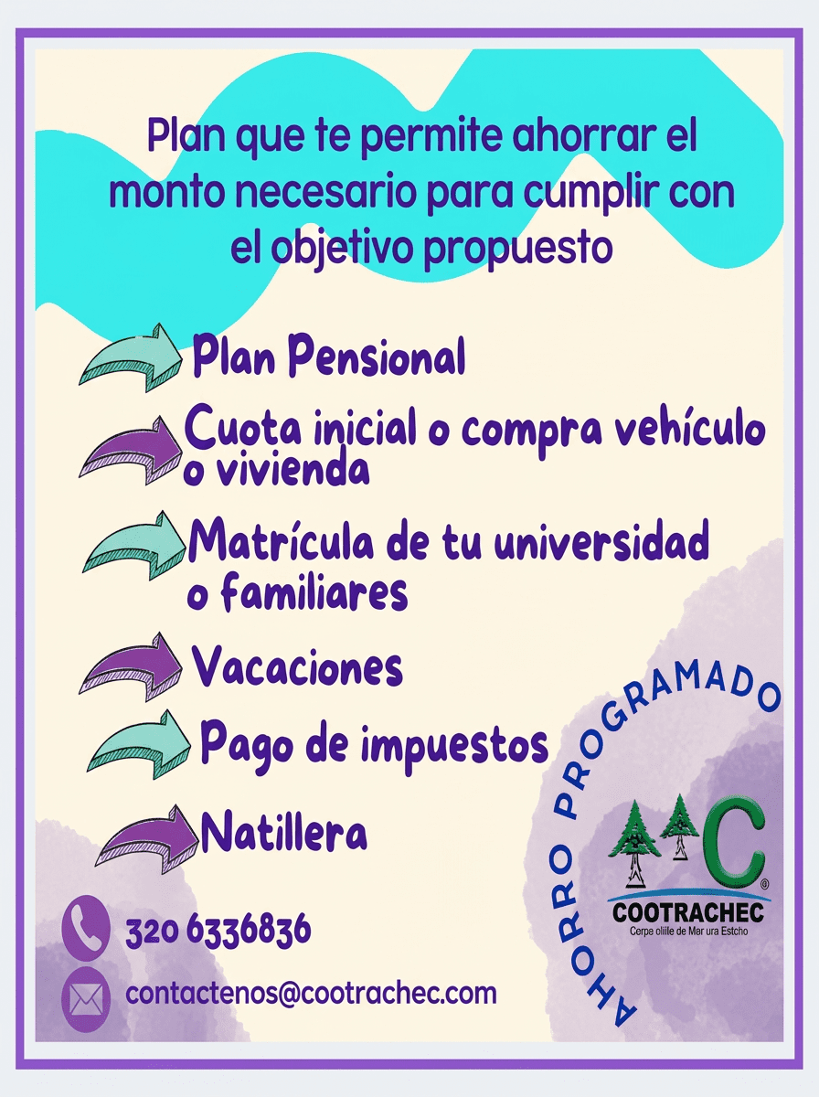 planes de ahorro programado cootrachec