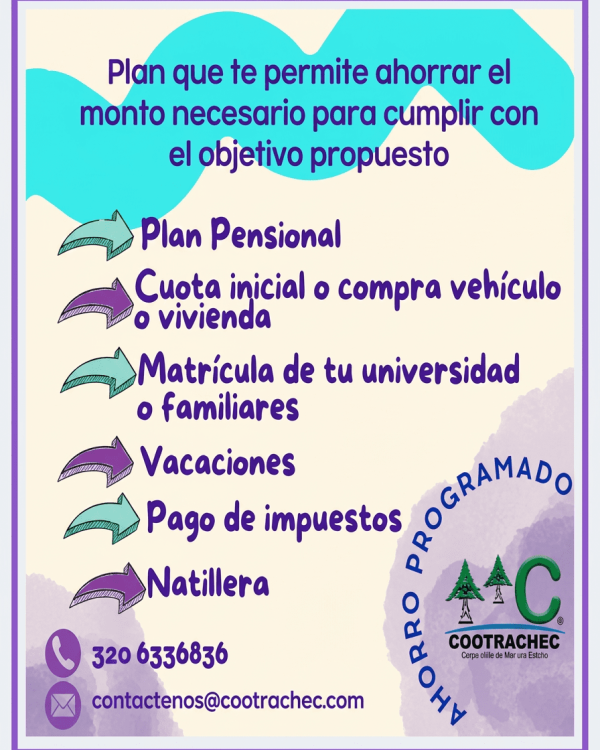 planes de ahorro programado cootrachec